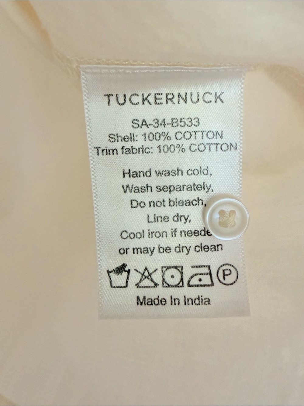 TUCKERNUCK Ivory Patchwork Embroidered Cressida Blouse - size small - Picture 8 of 12